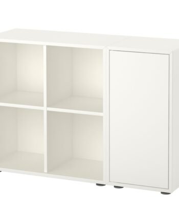 Footline, Cabinet combination with feet, white, 105x35x72 cm