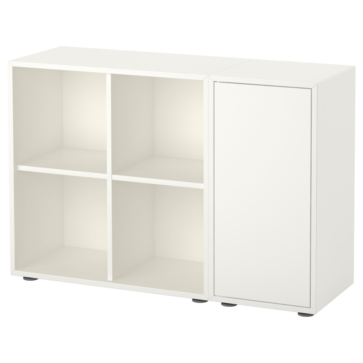 Footline, Cabinet combination with feet, white, 105x35x72 cm