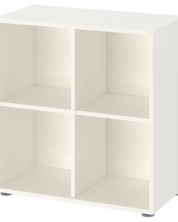 Footnest, Cabinet combination with feet, white, 70x35x72 cm